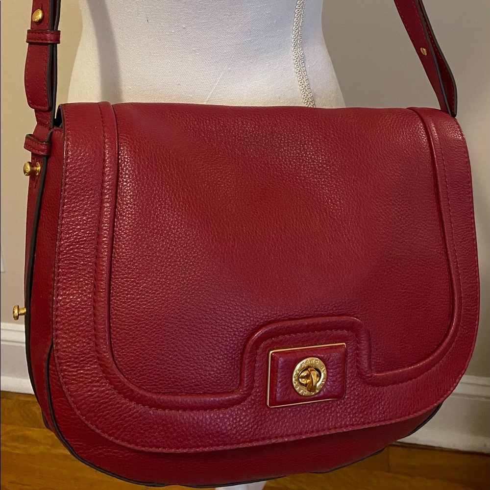 💕Auth💕 Large Marc By Marc Jacobs Red Crossbody